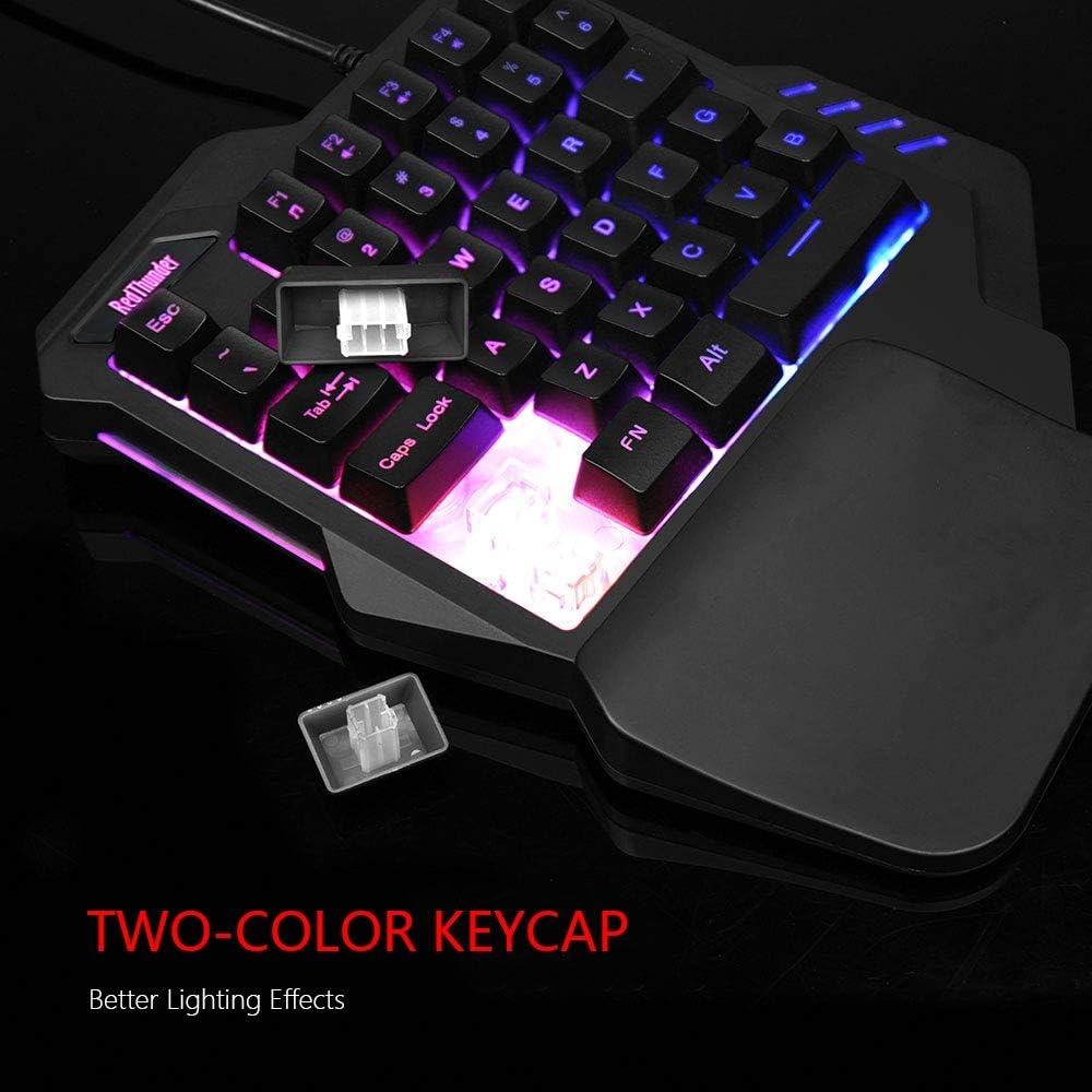 Gaming Toetsenbord & Muis Set met RGB, 59% Korting