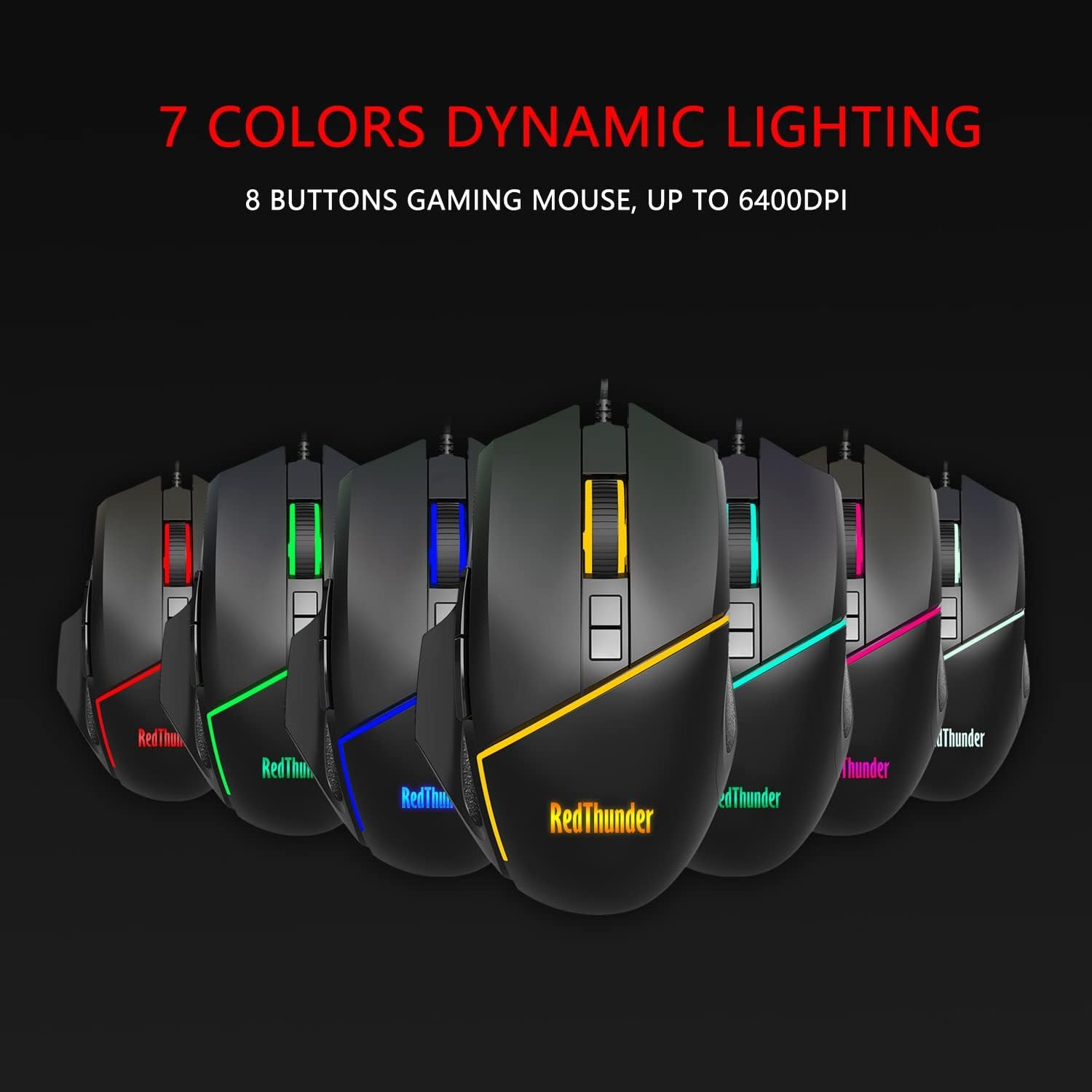 Gaming Toetsenbord & Muis Set met RGB, 59% Korting