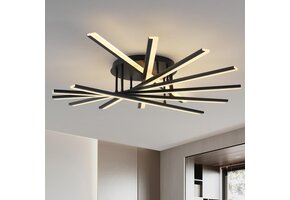 Dimbaar Zwart LED Plafondlamp (7-Lichts, 43% Korting)