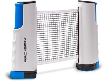 Intrekbaar Tafeltennisnet - Draagbaar & Blauw - 32% Korting