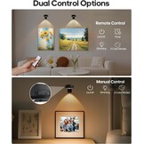 GOODEA Draadloze beeldspot dimbaar met afstandsbediening en timer, 3 st. | 2200mAh oplaadbare LED-spot, 3 kleuren, beeldverlichting voor wandkunst, vitrines & Halloween. - Maat set van 3