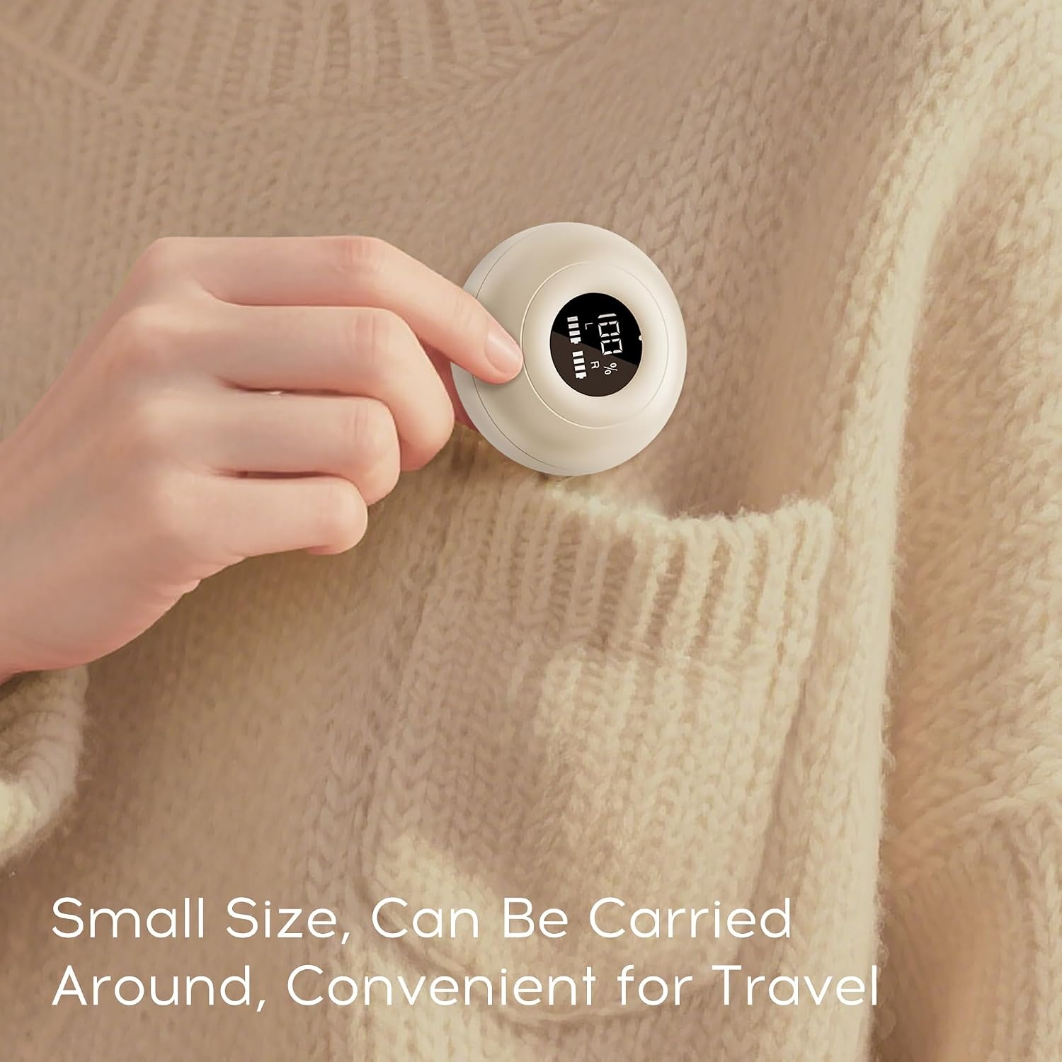 Comfortabele Slaaphoofdtelefoon Mini Oordopjes Beige | Bluetooth 5.4 | 55% Korting