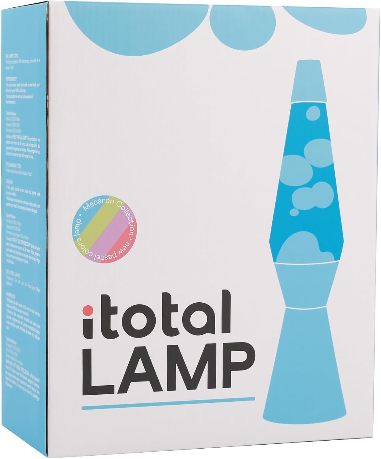 I-TOTAL Lava Lamp - 36 cm - Blauw
