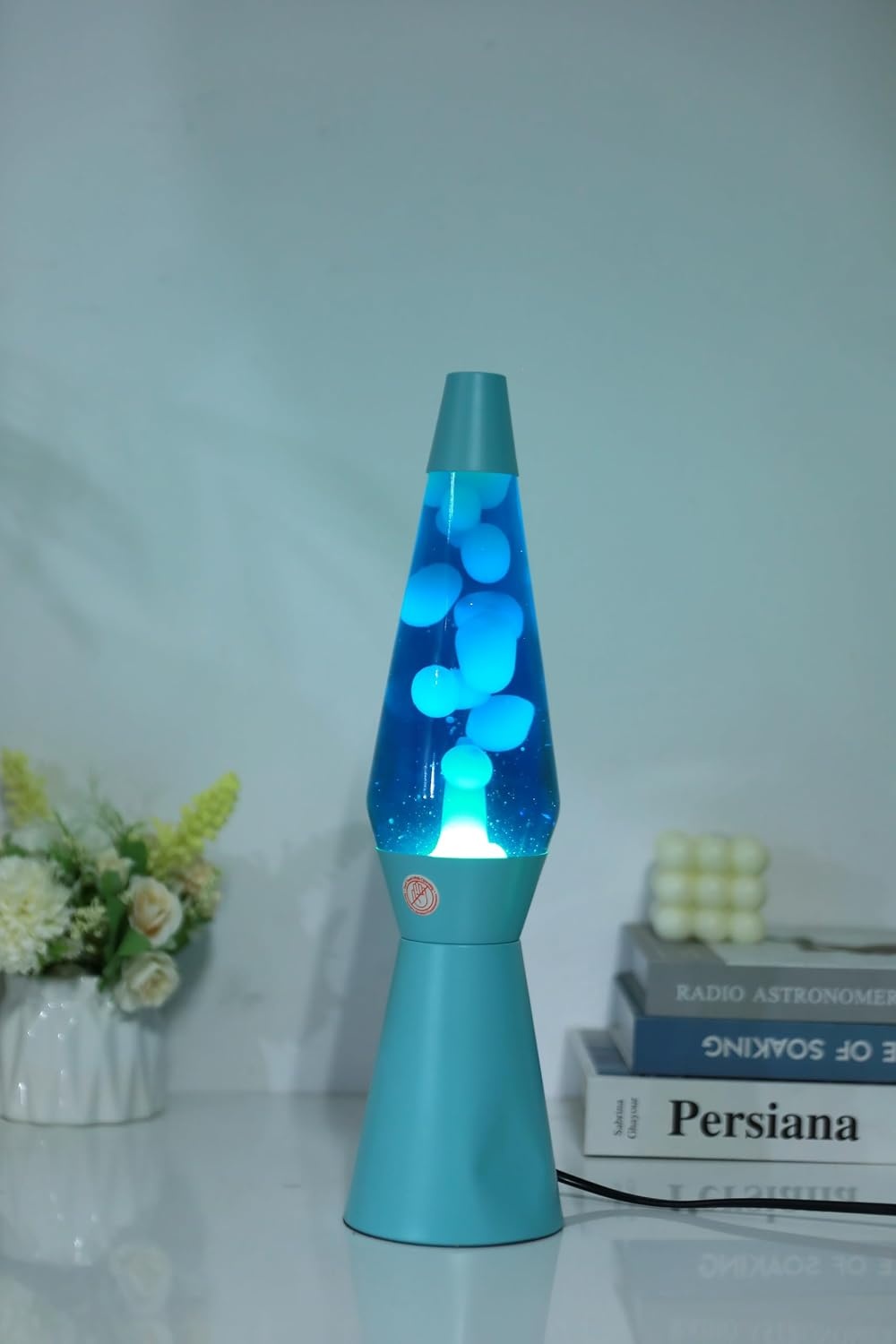 I-TOTAL Lava Lamp - 36 cm - Blauw