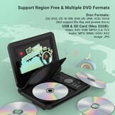 Draagbare DVD-speler Auto - 9,5" Scherm - 34% Korting