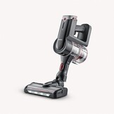 SEVERIN 2-in-1 stick- en handstofzuiger, krachtige batterijstofzuiger, draadloze stofzuiger met batterijduur tot 60 minuten inclusief vervangbare batterij, matzwart/rood, HV 7168