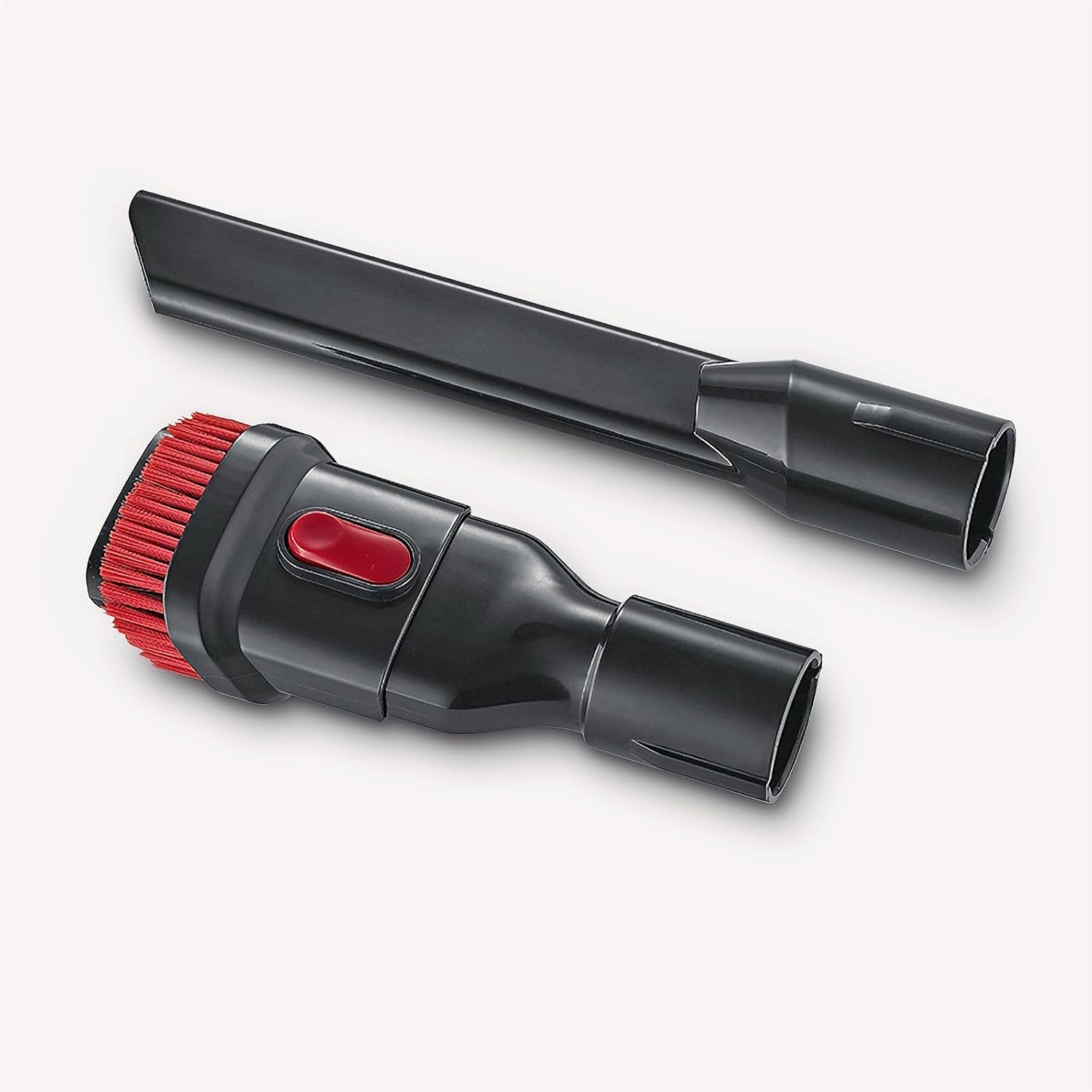 SEVERIN 2-in-1 stick- en handstofzuiger, krachtige batterijstofzuiger, draadloze stofzuiger met batterijduur tot 60 minuten inclusief vervangbare batterij, matzwart/rood, HV 7168