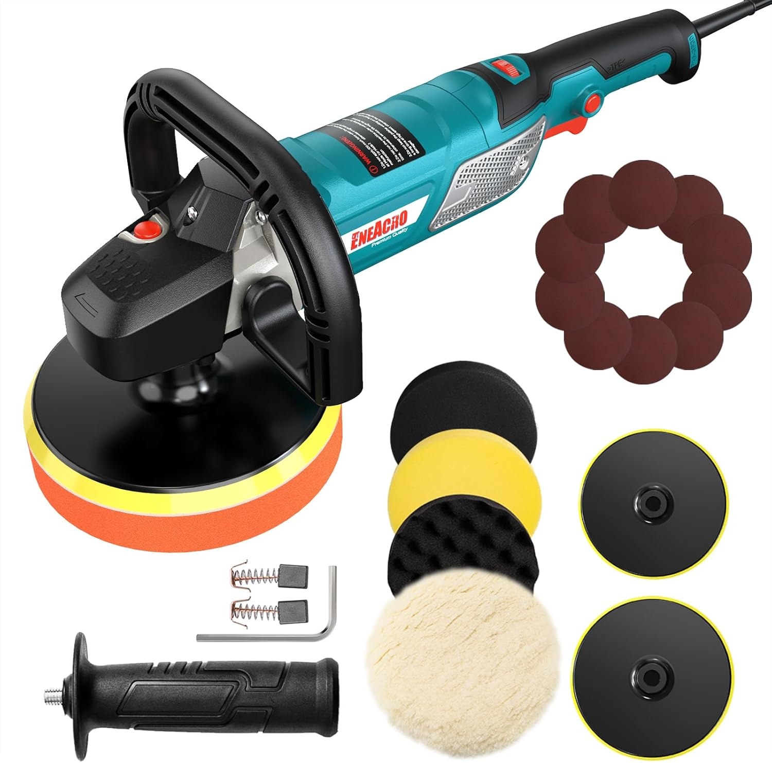 1500W Polijstmachine Auto & Glas | 34% Korting