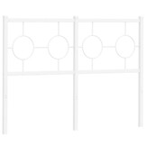 vidaXL Hoofdbord Metaal Wit 120 cm - 58% Korting!