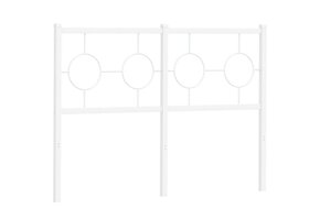 Hoofdbord Metaal Wit 120 cm - 39% Korting