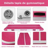 Air Track Gymnastiekmat, opblaasbaar, 2 / 3 / 4 / 5 m, dikte, 10 / 20 cm, voor thuis, training, tuimelen, yoga, outdoor, fitness