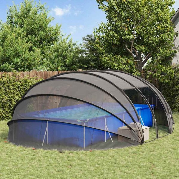 vidaXL Zwembadtent Koepel - Doorzichtig 640x432x205cm - 35% Korting