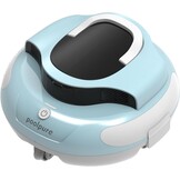 POOLPURE Zwemrobot, 100 minuten krachtige reiniging, draadloze zwembadstofzuiger accu met zelfparkeerfunctie, led-indicatoren, IPX8 waterdicht, ideaal voor zwembaden van 90 m² met platte bodem, blauw