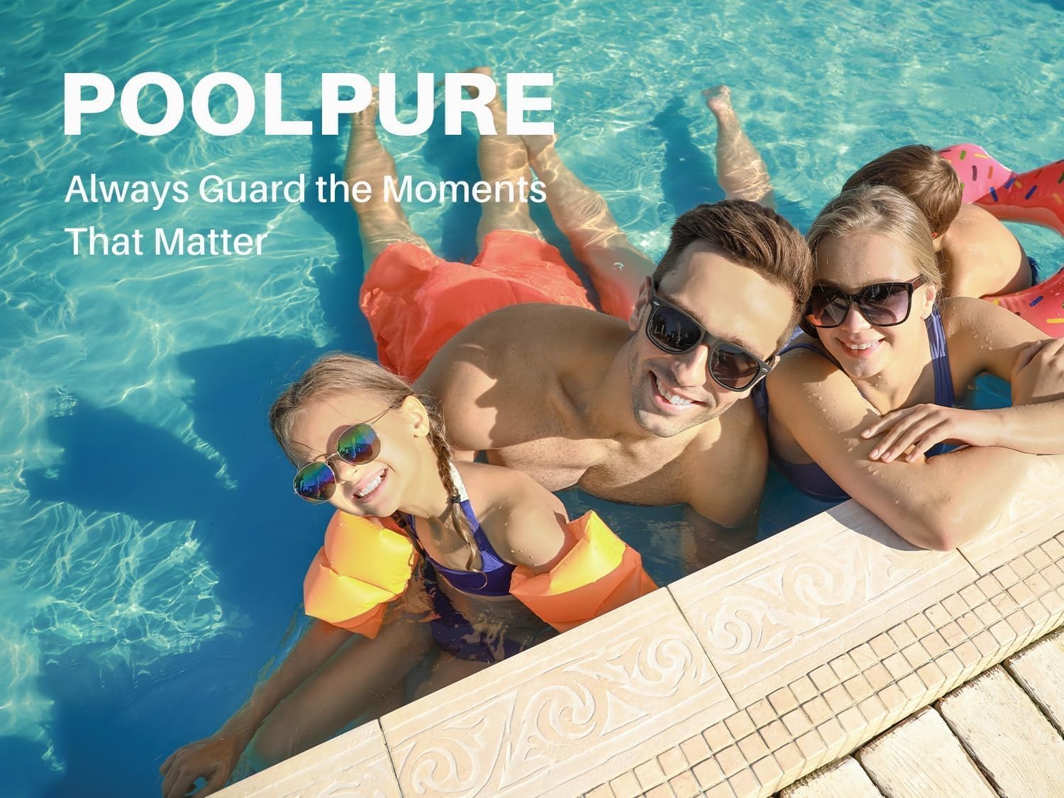 POOLPURE Zwemrobot, 100 minuten krachtige reiniging, draadloze zwembadstofzuiger accu met zelfparkeerfunctie, led-indicatoren, IPX8 waterdicht, ideaal voor zwembaden van 90 m² met platte bodem, blauw