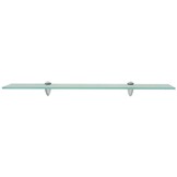 Zwevend Glas Schap 70x10cm - 39% Korting