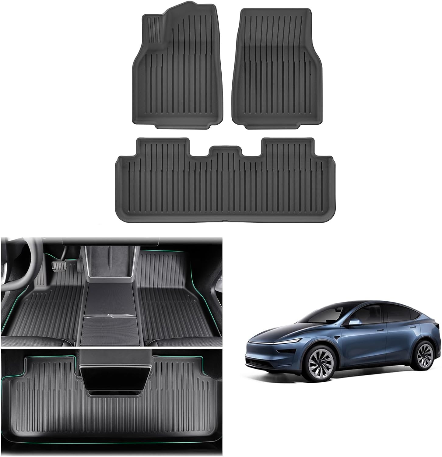 Vloermatten Tesla Model Y 2025-2027 | TPE All-Weather | 34% Korting