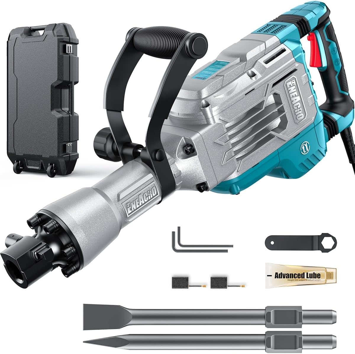 Sloophamer 1700W, 65 Joule | Trillingsdempend | Incl. Koffer | 59% Korting