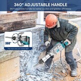 Sloophamer 1700W, 65 Joule | Trillingsdempend | Incl. Koffer | 59% Korting