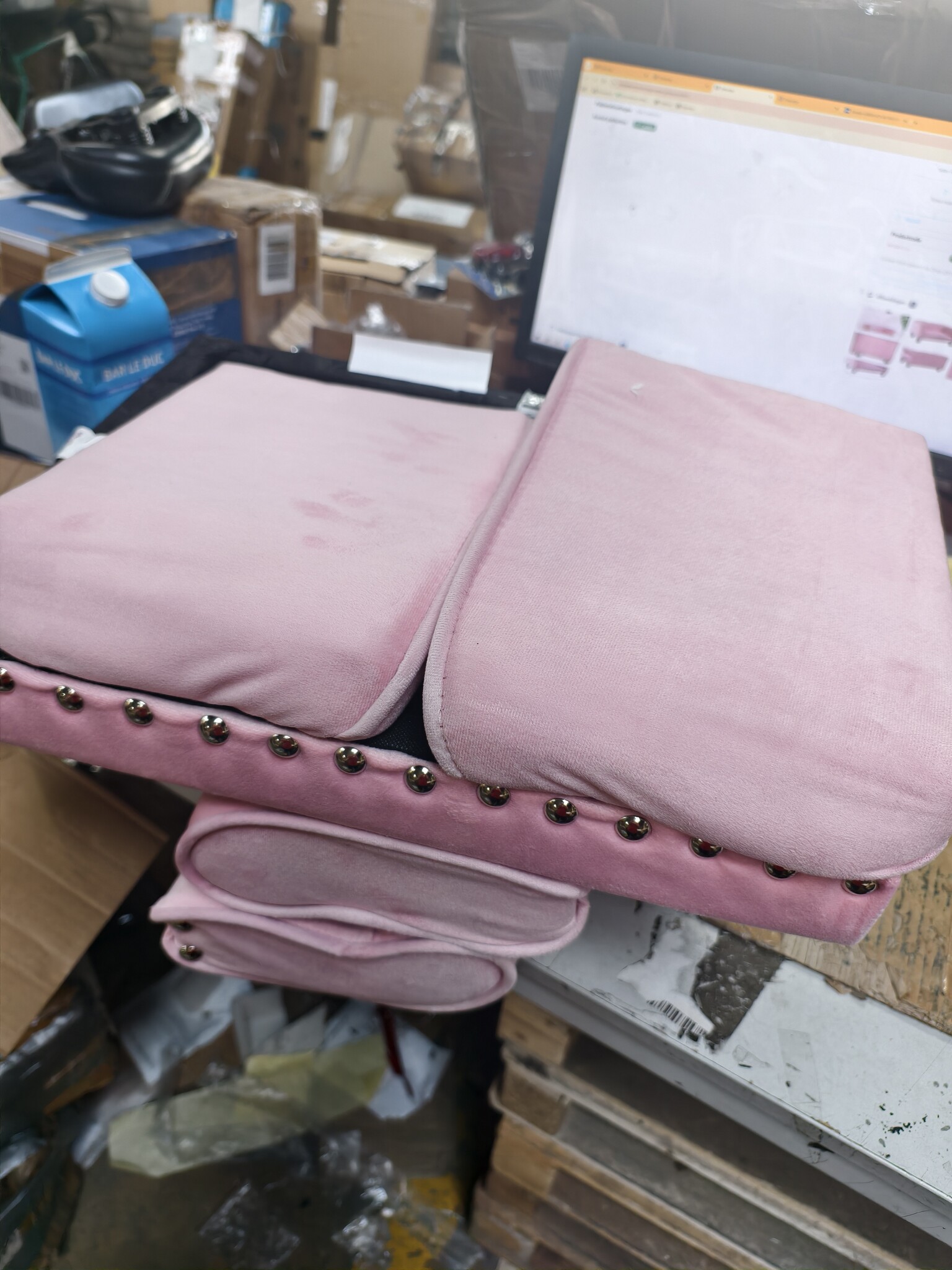 Roze Fluwelen Hondenmand 70cm - 59% Korting!