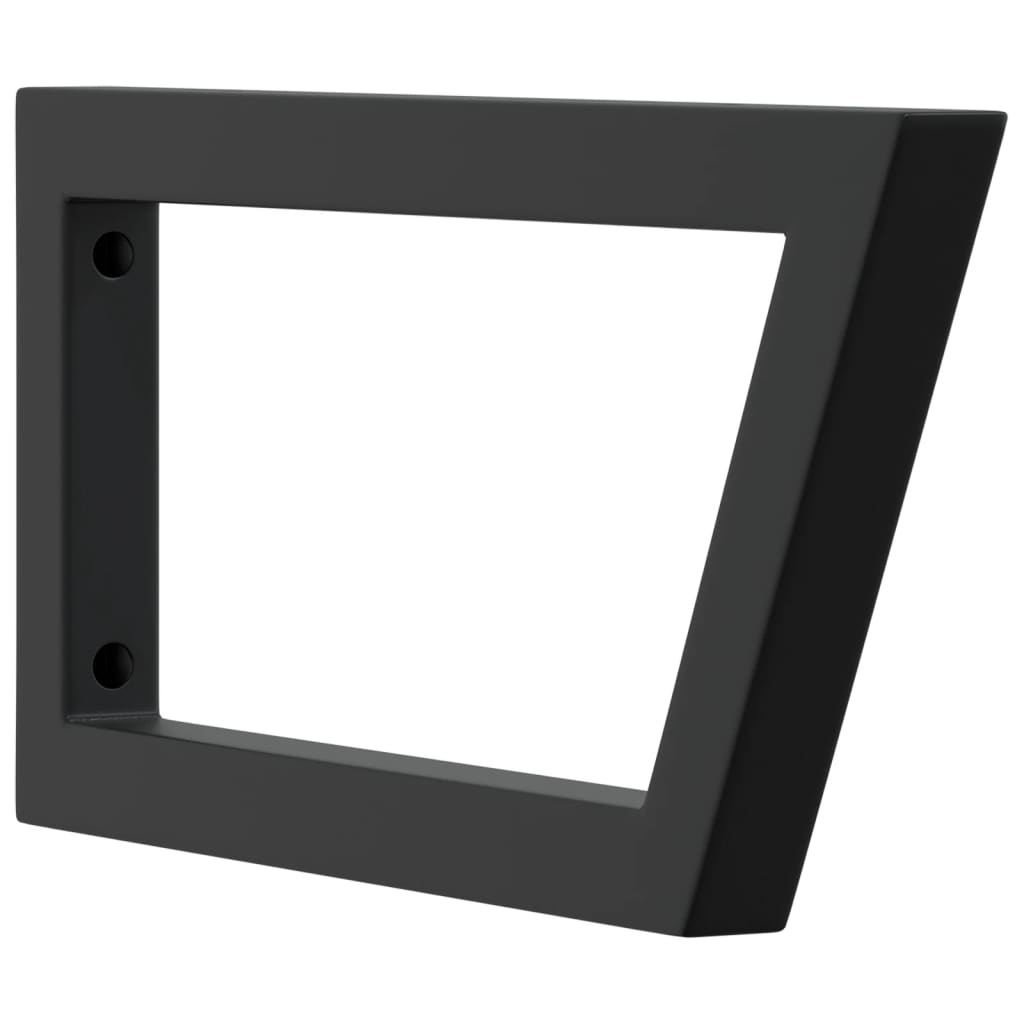 Set Wandbeugels voor Wasbak - 2 stuks - Zwart Staal - 67% Korting