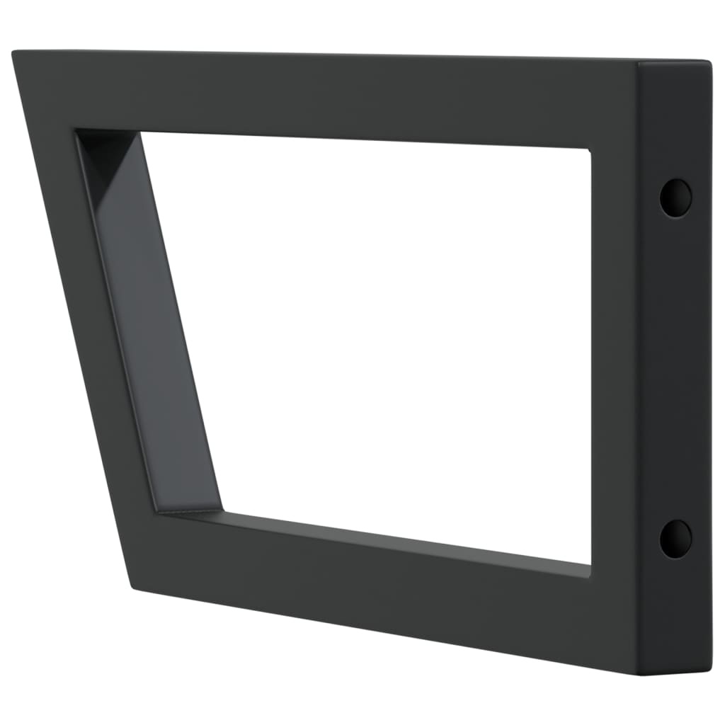 Set Wandbeugels voor Wasbak - 2 stuks - Zwart Staal - 67% Korting