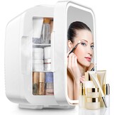 Cosmetica Mini Koelkast 5L Wit - LED Spiegel - Koelen & Verwarmen - 60% Korting