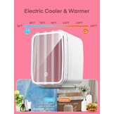 Cosmetica Mini Koelkast 5L Wit - LED Spiegel - Koelen & Verwarmen - 60% Korting