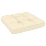 2x VidaXL Modulaire Tuinmiddenbank Crèmekleurige Kussens Grenenhout - 35% Korting