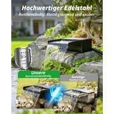 Zonne-watervalset Tuinvijver | 55W Zonnepaneel | 20cm RVS | 35% Korting