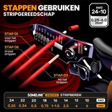 SOMELINE Krimptang incl. 39 Soorten Kabelschoenen - Kabelschoenen Assortiment voor [0,34-6mm²] Cable Crimping Tool,Kabelschoenen Kabelschoentang Set - Kabelhulzen - Ferrule Crimping Tool Kit