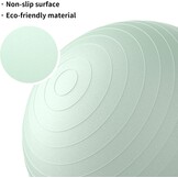 PROIRON Oefeningsfitnessbal, anti-burst yogabal 55cm 65cm 75cm Zwangerschap Bevallingswerkbal met handpomp voor Home Gym Office