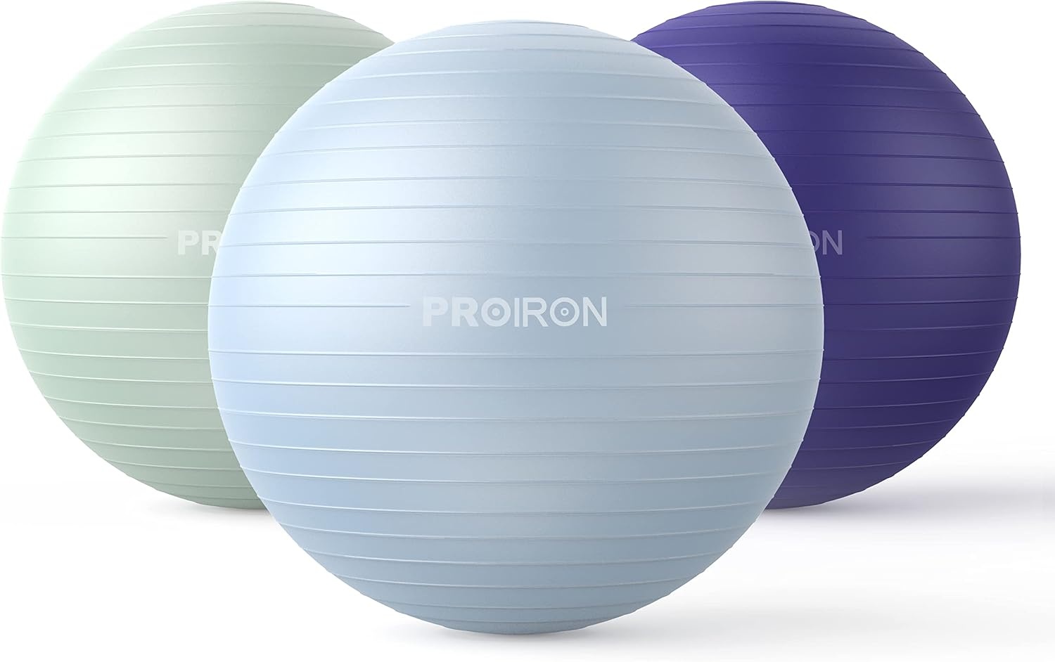 PROIRON Oefeningsfitnessbal, anti-burst yogabal 55cm 65cm 75cm Zwangerschap Bevallingswerkbal met handpomp voor Home Gym Office