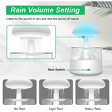 Regenwolk Luchtbevochtiger & Diffuser met LED - 450ml