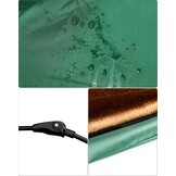 QWORK® Opvouwbare huisdierentent voor kleine tot middelgrote honden & katten, 80 x 77 x 70 cm, ingang 37 cm, waterafstotende pop-up tent met kussen — Niet voor grote honden