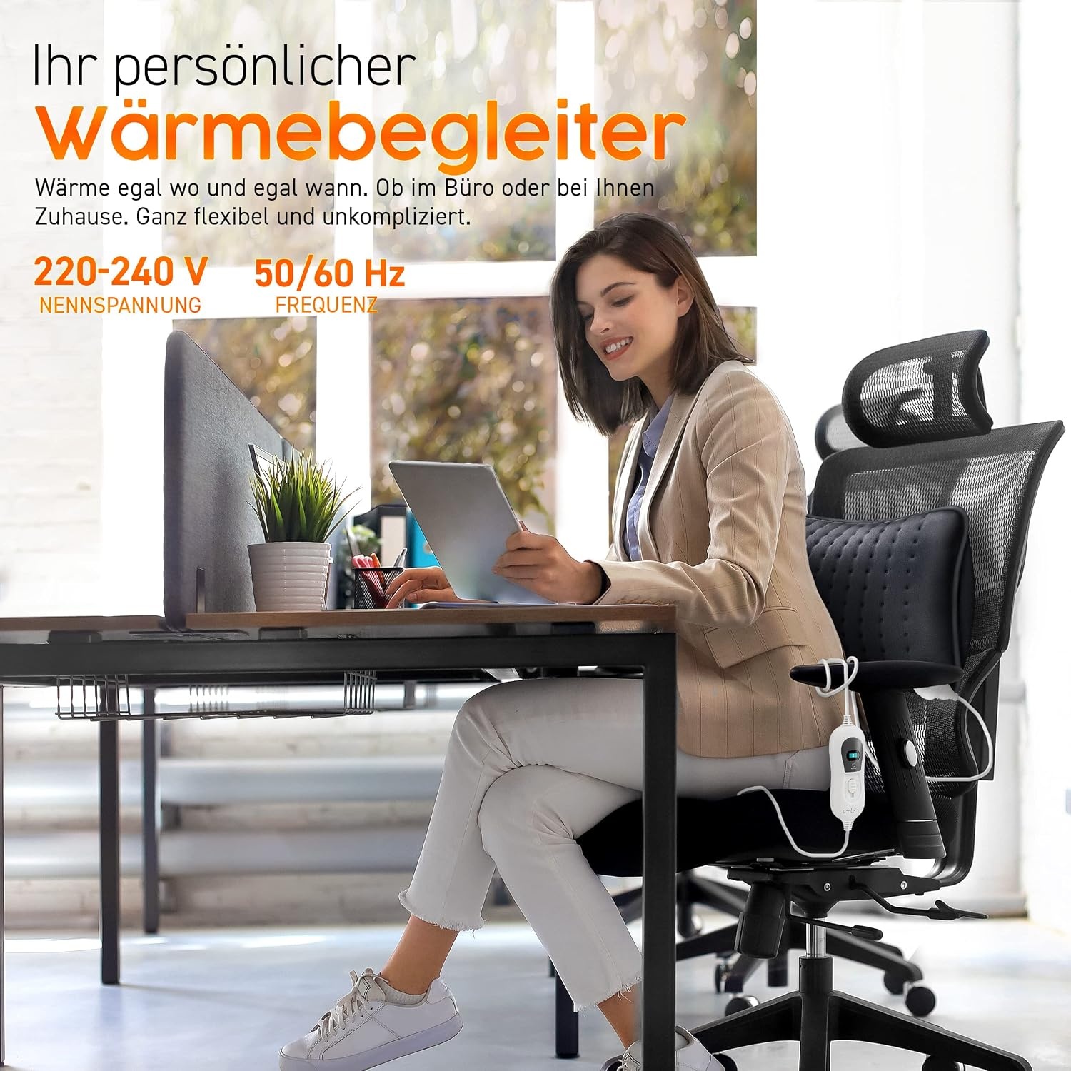 Elektrisch Verwarmingskussen 100W - Rug, Schouder, Nek - 3 standen - 59% Korting