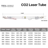 CO2 Laserbuis Glas 50W 800mm 50mm - 35% Korting!