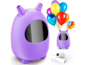 Electric Balloon Pump, Portable Double Nozzle Electric Balloon Pump, Balloon Pump for Party Decoration 110V-120V, 600W
