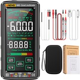 683 6000 Counts grote touchscreen-digitale multimeter, smart anti-burn, oplaadbaar universeel meetapparaat, VA reverse display, NCV-tester met zaklamp voor spanning, stroom, weerstand,