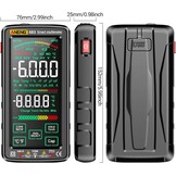 683 6000 Counts grote touchscreen-digitale multimeter, smart anti-burn, oplaadbaar universeel meetapparaat, VA reverse display, NCV-tester met zaklamp voor spanning, stroom, weerstand,