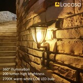 2x Solarlampen Warm Wit 2700K IP65 - 59% Korting