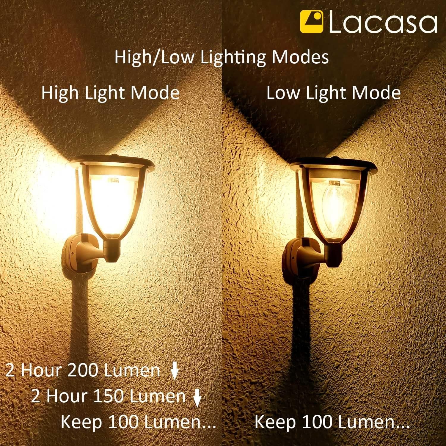2x Solarlampen Warm Wit 2700K IP65 - 59% Korting