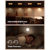 Oplaadbare LED Kastverlichting Set van 2 - 13 Kleuren, Dimbaar, Afstandsbediening - 53% Korting