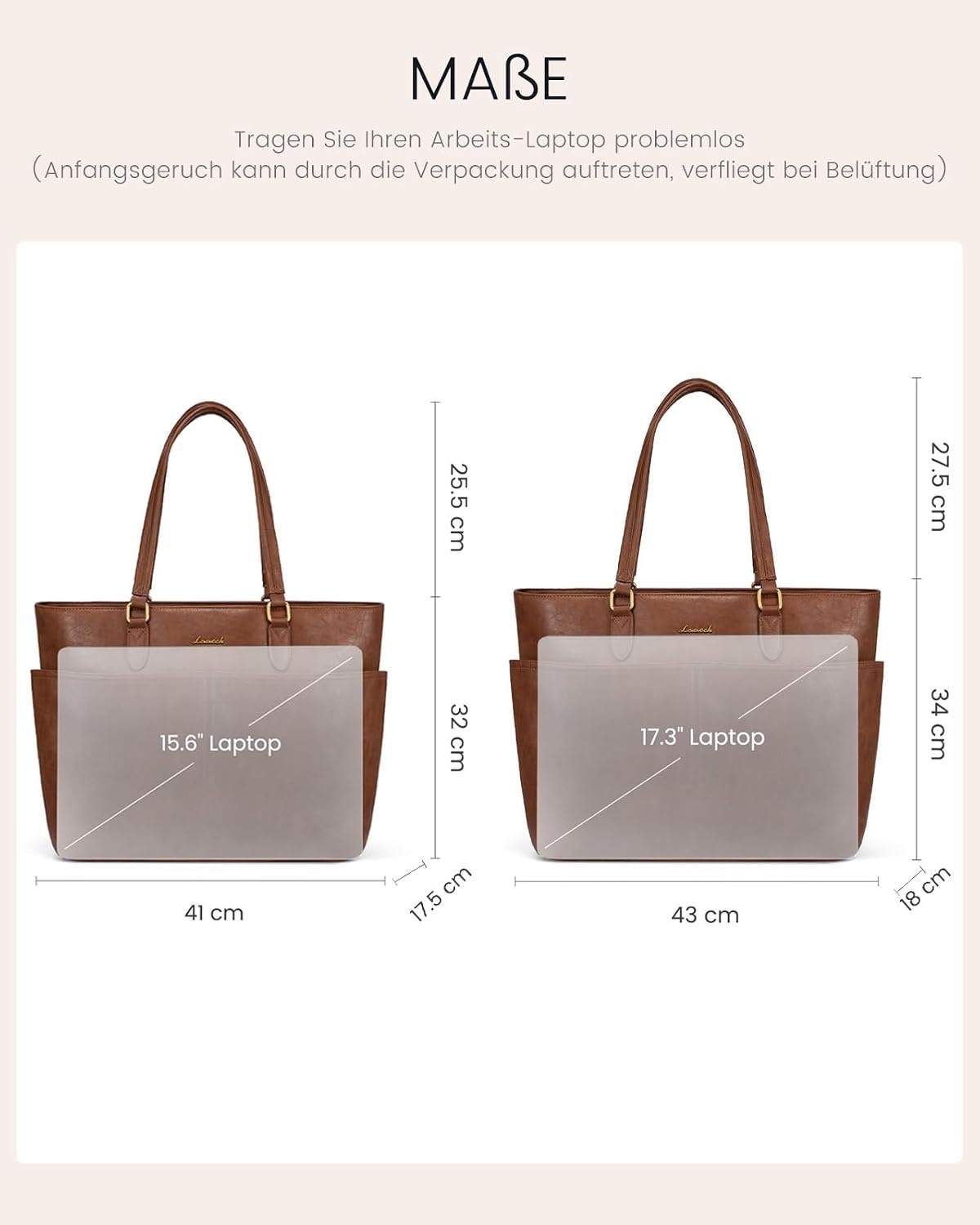 Dames Laptoptas Groot met 11 Vakken - 34% Korting!