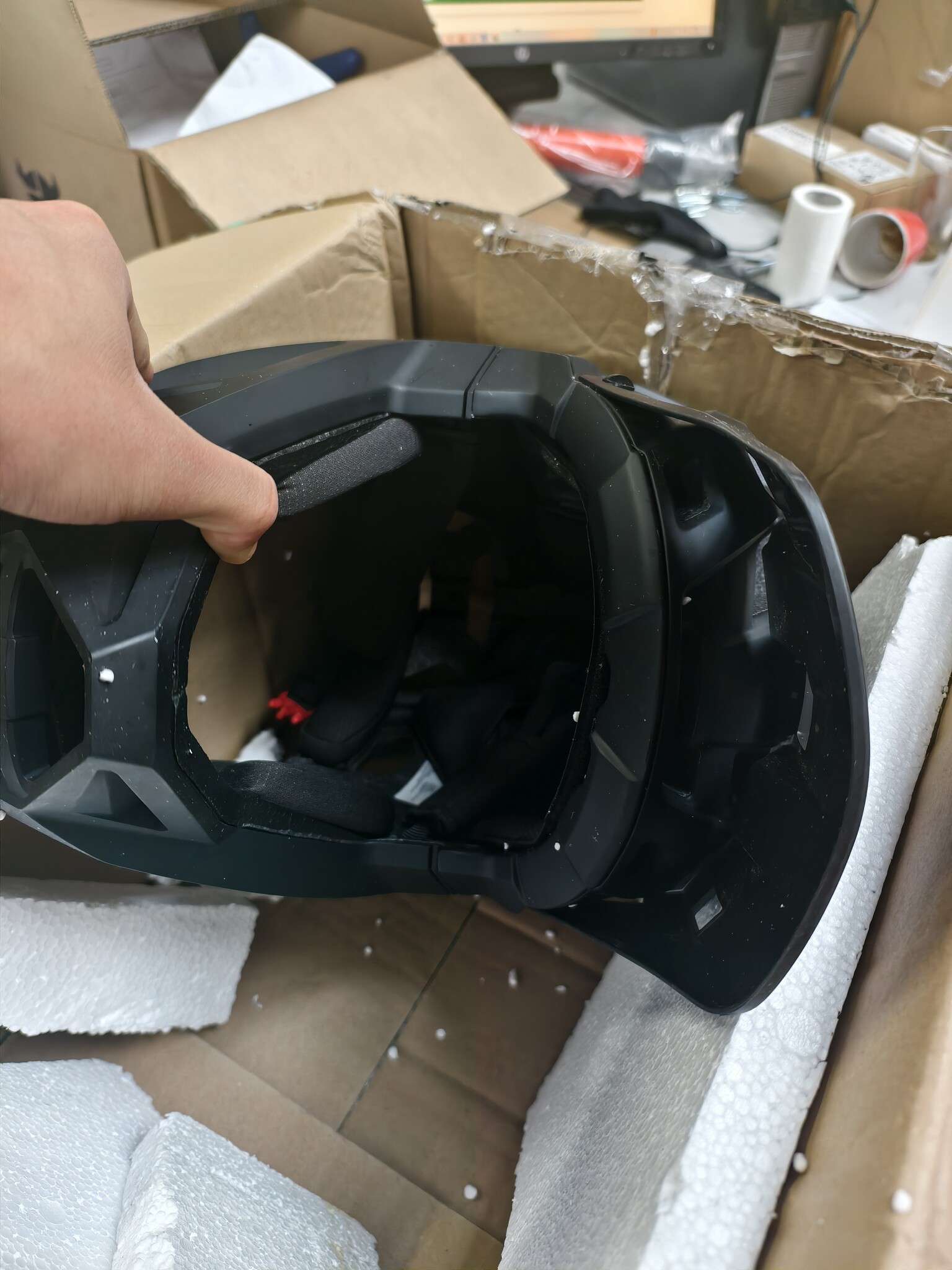Volledig Gezicht Mountainbike Helm Zwart L - 54% Korting