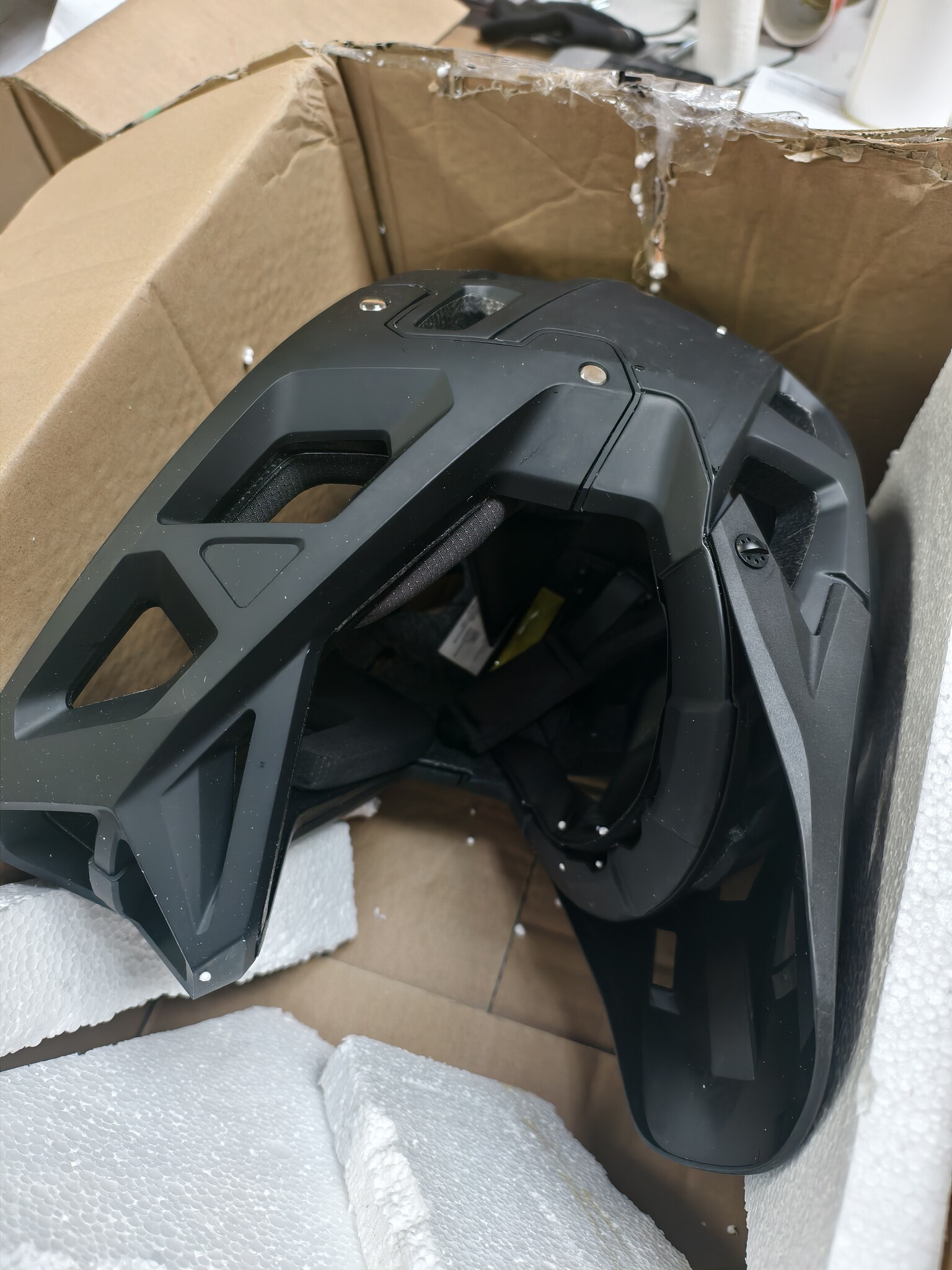 Volledig Gezicht Mountainbike Helm Zwart L - 54% Korting