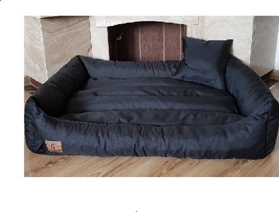 XXL Hondenbed 120x90cm Zwart Kunstleer - Waterdicht & Wasbaar (34% Korting!)