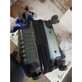 Zwarte Reiskoffer M (60L) met Aluminium Frame - 73% Korting!