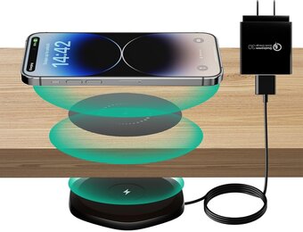 Onzichtbare Draadloze Oplader iPhone/Samsung - 33% Korting
