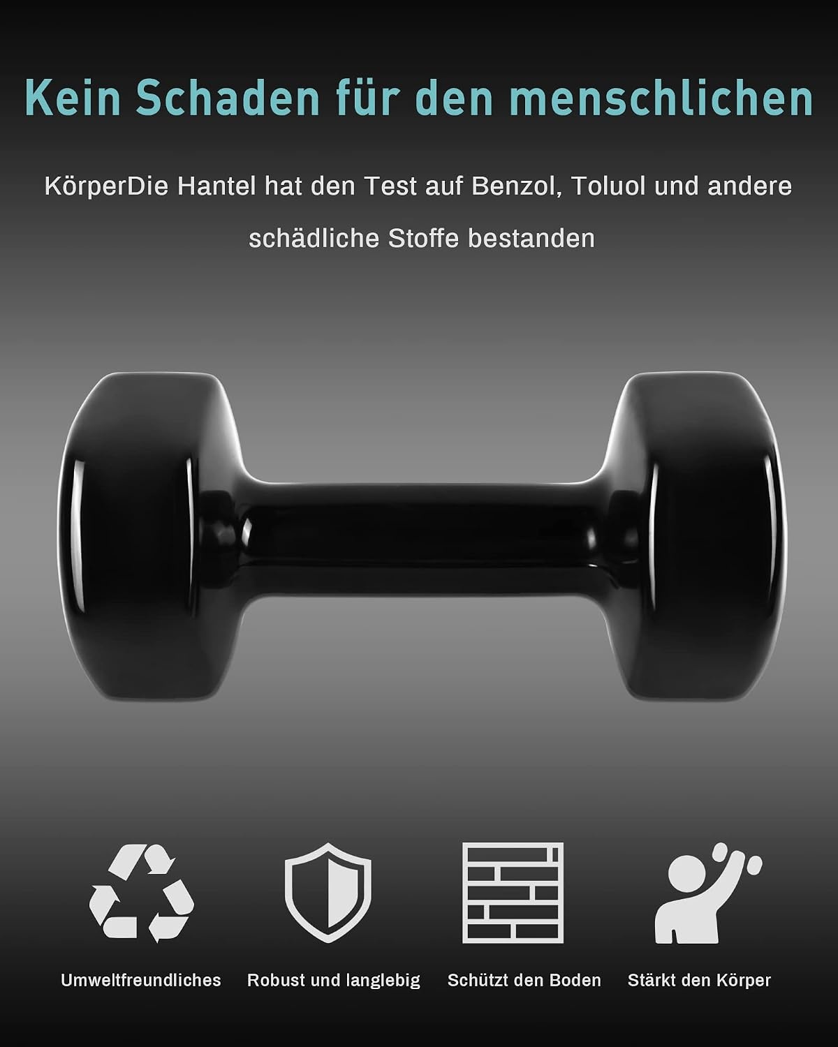 Halterset Gewichten 1-5 kg (Set van 2) - Krachttraining voor Thuis & Sportschool