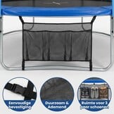 Trampoline Schoenentas Zwart Mesh - 69% Korting